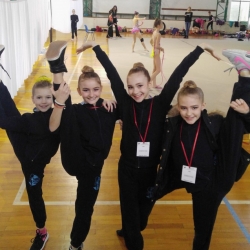 Ana Jurković, Mia Gvozden, Bianca Gajšak i Karla Stričak, 1st Young talents cup BG 2018