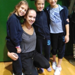 Ariana Hubert, balerina Anja Garašić, Lorena Hržan Keglević i Mia Gvozden