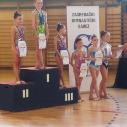 Mia Gvozden, Ariana Hubert, Lorena Hržan-Keglević i Karla Stričak višebojsko prvenstvo Zagreba 2018