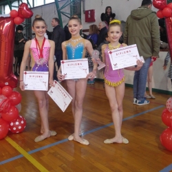 Mia Gvozden, Karla Stričak i Ana Jurković, 1st Young talents cup, BG 2018