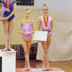 Mia i Ana 3.mjesto ekipno Young talents cup2018