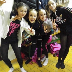 Nera Štrbac,Bianca Gajšak,Hana Kosanović i Maria Perša